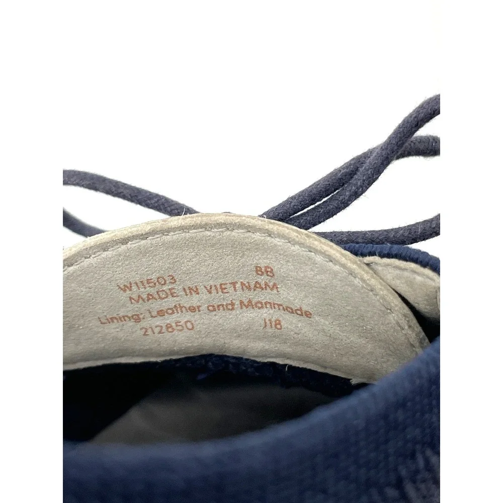 Cole‎ Haan OriginalGrand Knit Wingtip Oxford Shoes Womens 8B Blue Silver